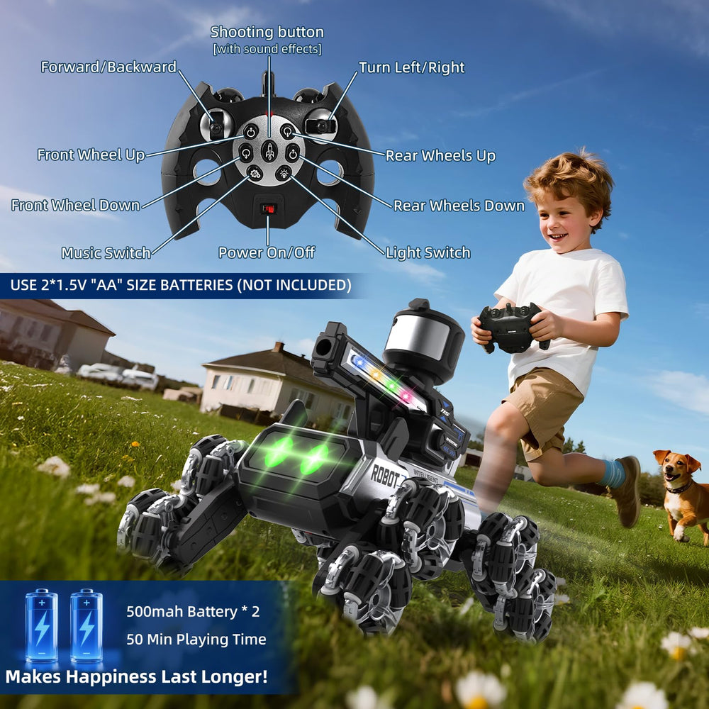 Godboat Robot Dog durable materials support long-lasting family fun