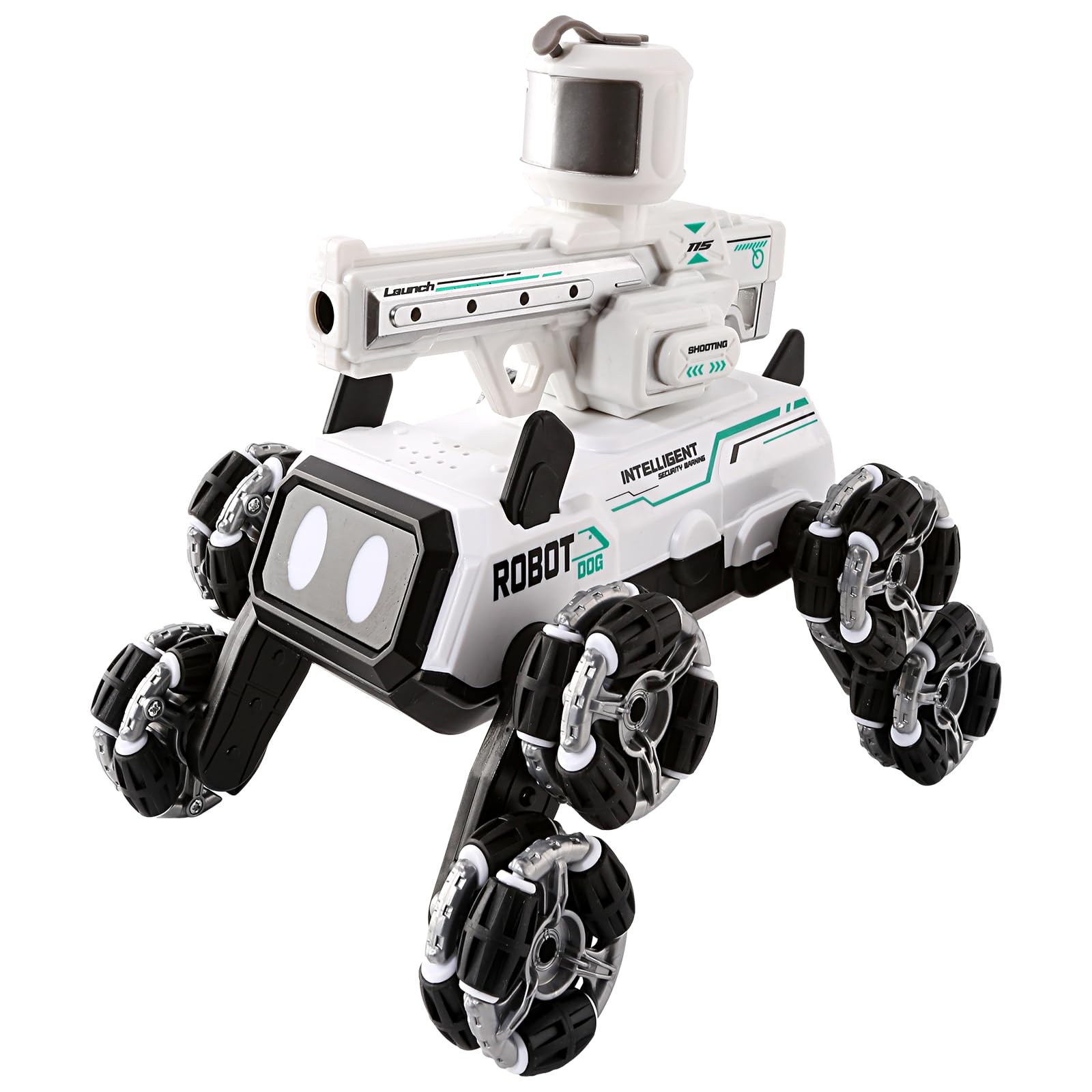Godboat Robot Dog off road capability on varied surfaces.