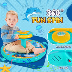 GODELAIF Sit and Spin 17-inch chassis detail, built for sturdy safe play.