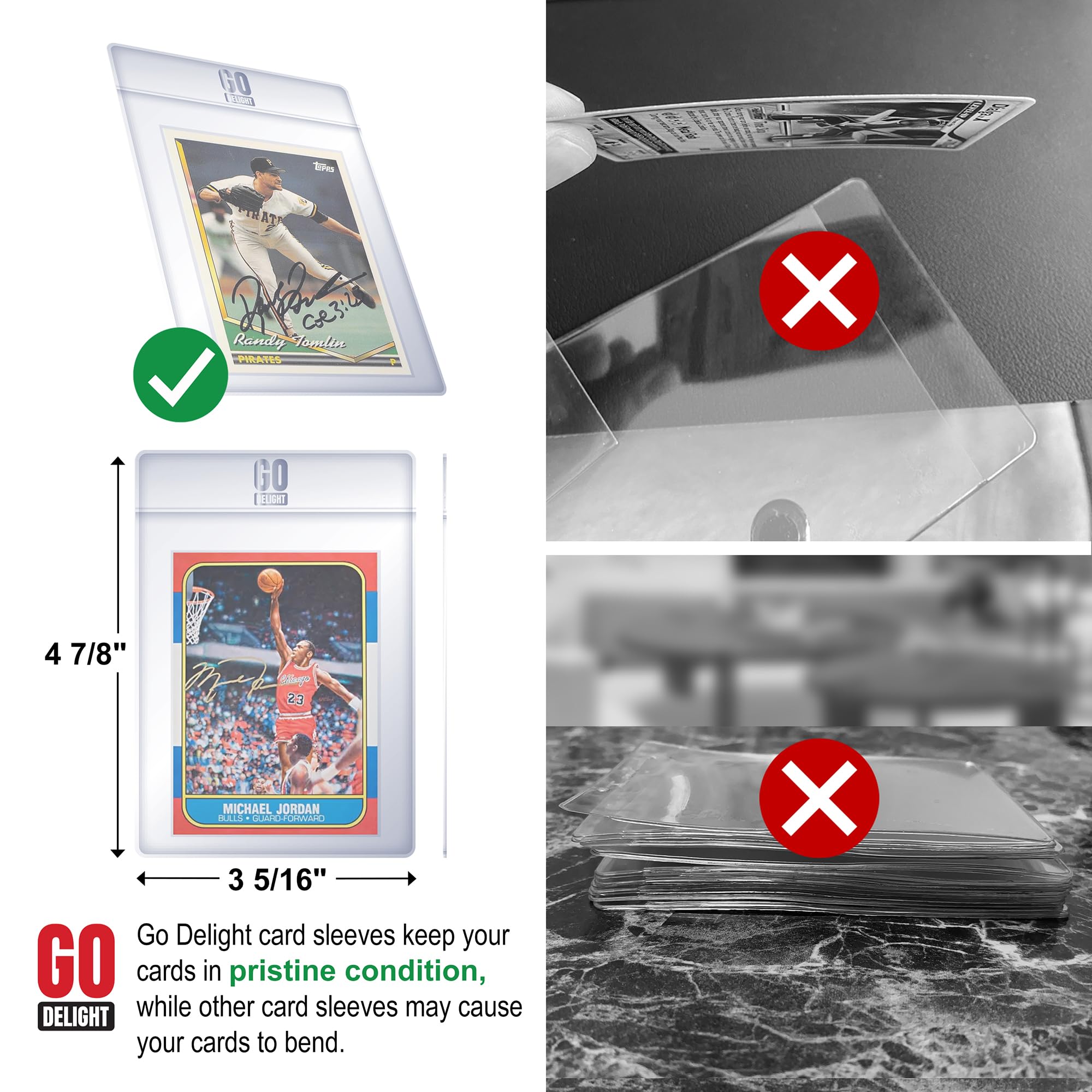 GO DELIGHT holders with CSG grading for safe insertion and removal