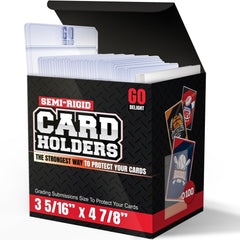 GO DELIGHT semi-rigid card holders designed for PSA grading readiness