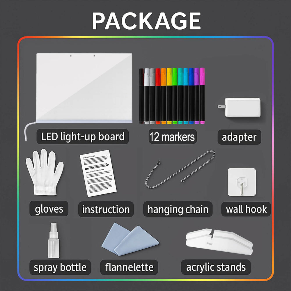 Godeprot RGB drawing board comes in a gift-ready package for celebrations.