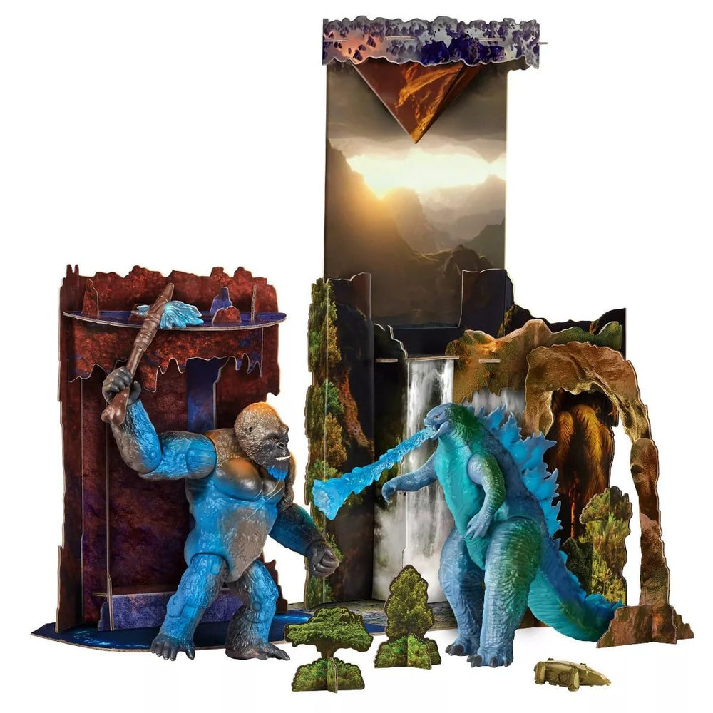 Godzilla x Kong battle-damage feature reveals removable effects for authentic clashes.