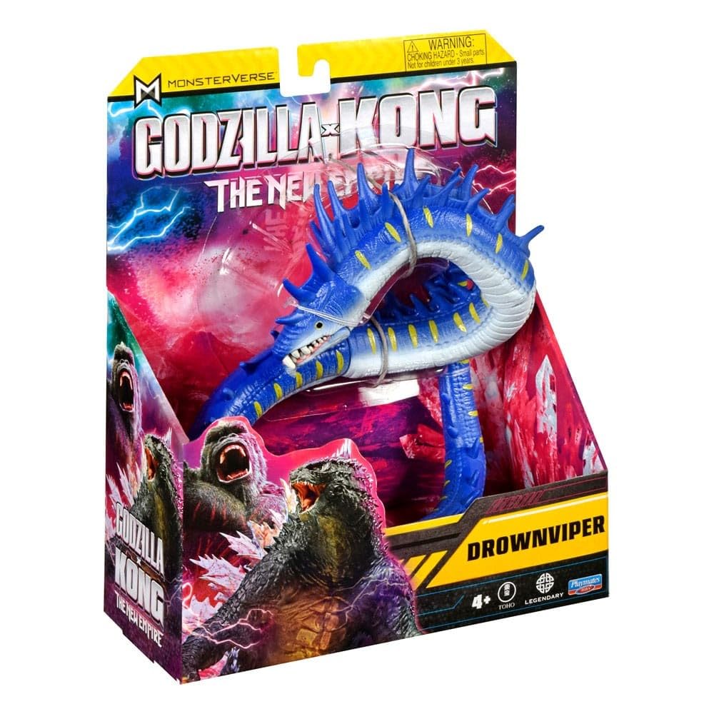 Godzilla x Kong Drownviper figure close-up detail showcases sculpt