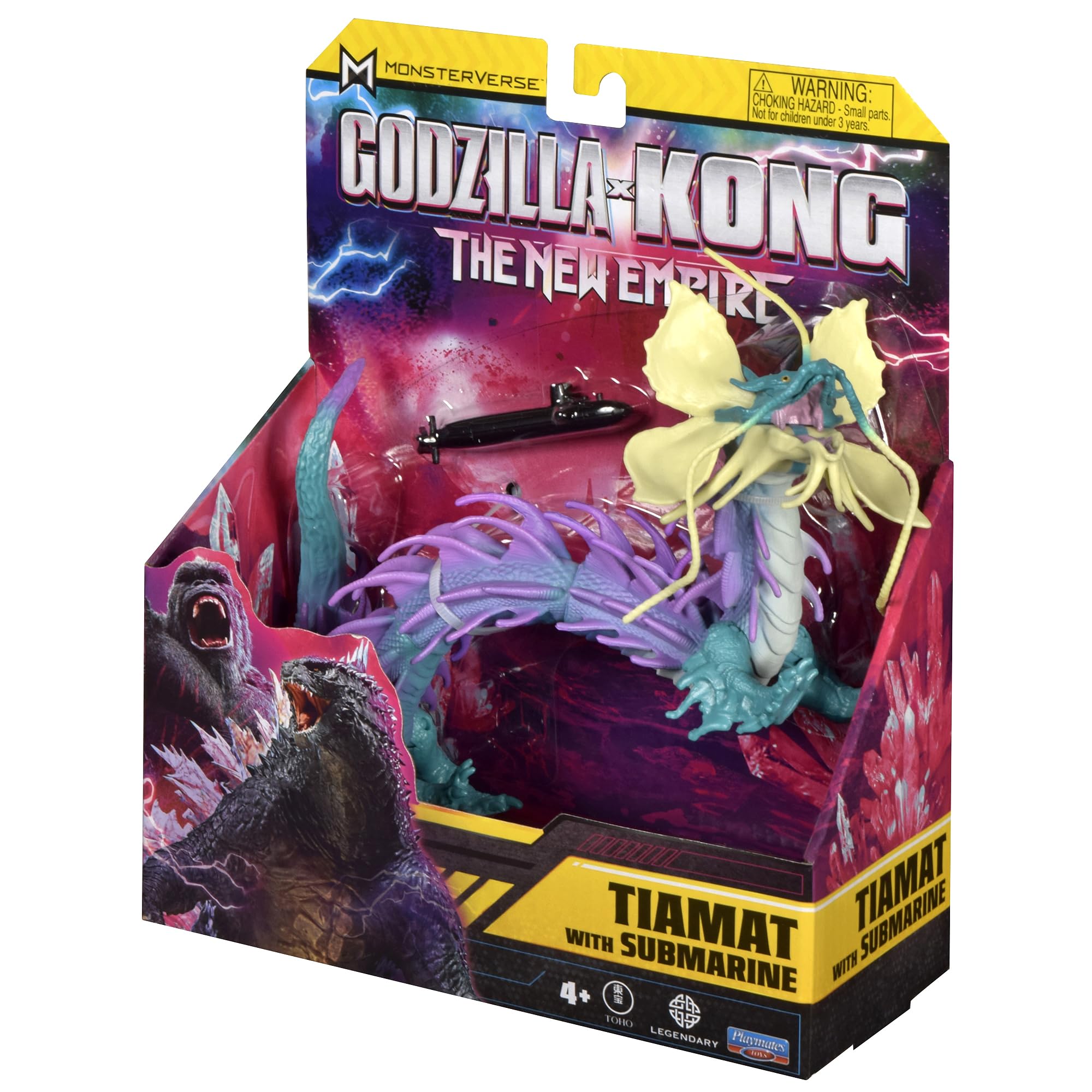 Godzilla X Kong TIAMAT display-ready figure fits collectors shelves.