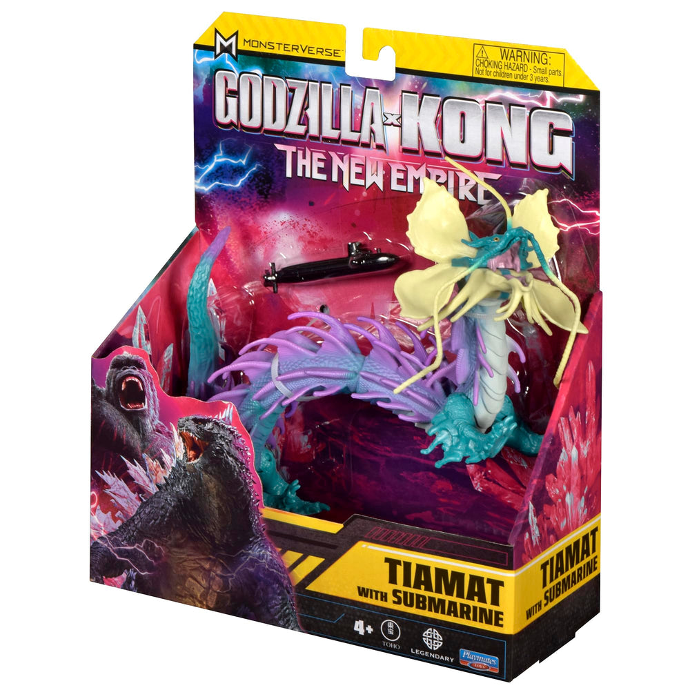 Godzilla X Kong TIAMAT display-ready figure fits collectors shelves.