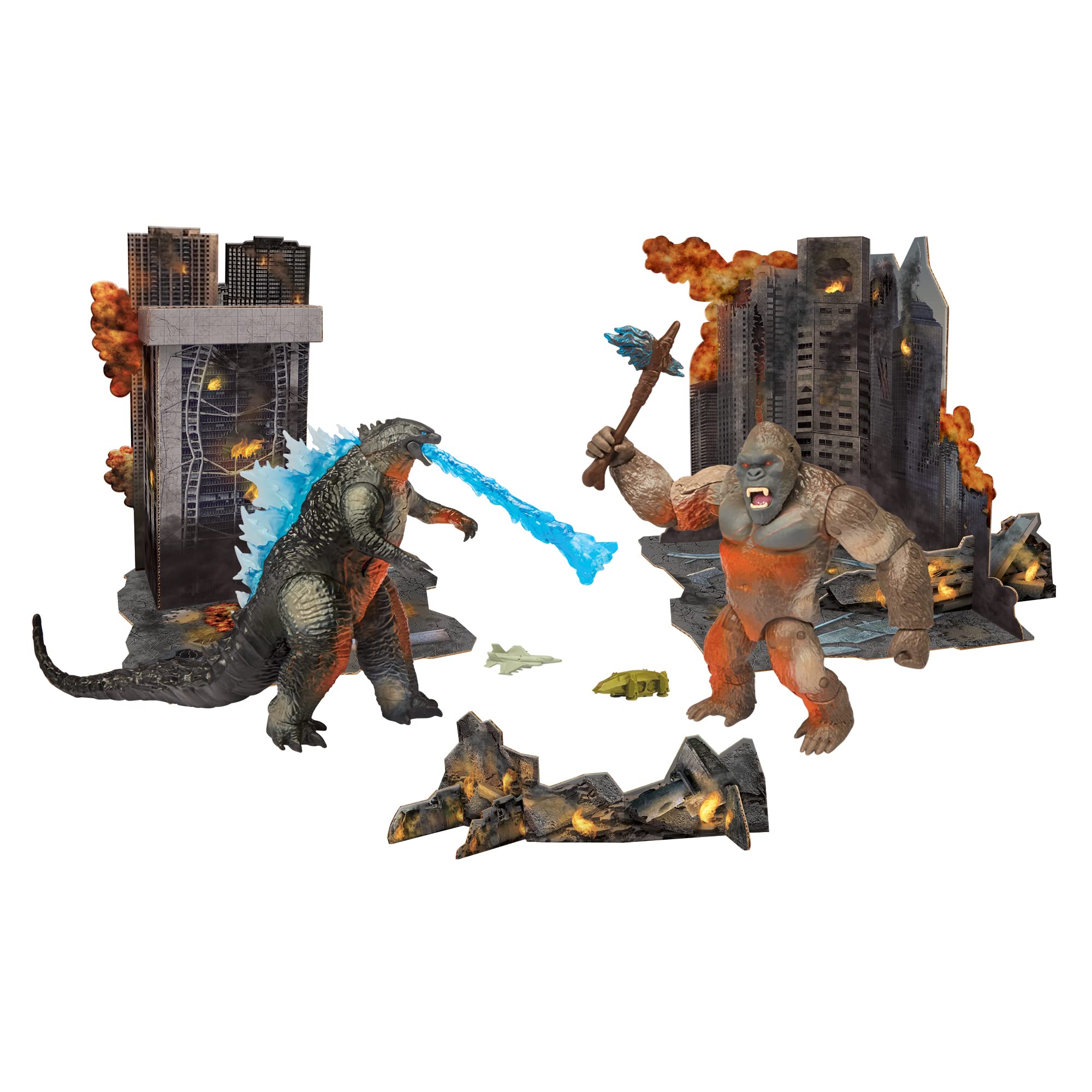 Godzilla MonsterVerse 6-inch figure with battle damage for vivid display.