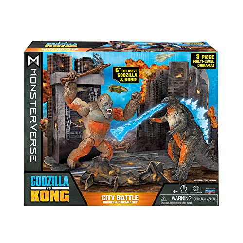 Kong 6-inch figure with battle damage for dramatic action displays.