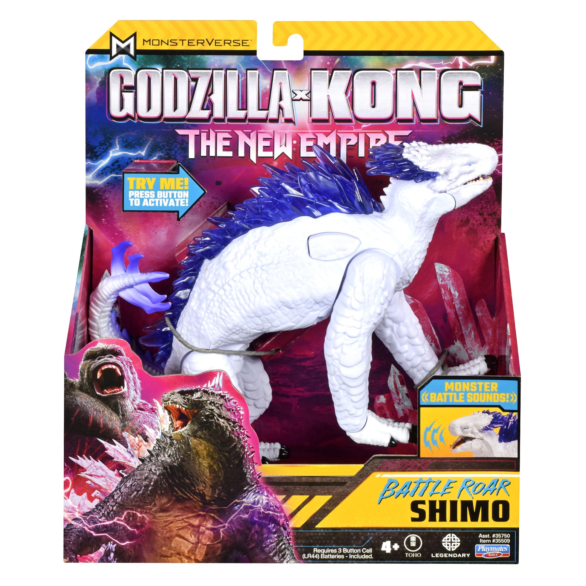 Unique packaging in Godzilla x Kong line ideal for display
