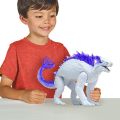 Display-ready 11-inch figure fits shelves and desks.