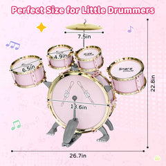 GoFujuco toddler drum set cymbal for bright engaging percussion sounds