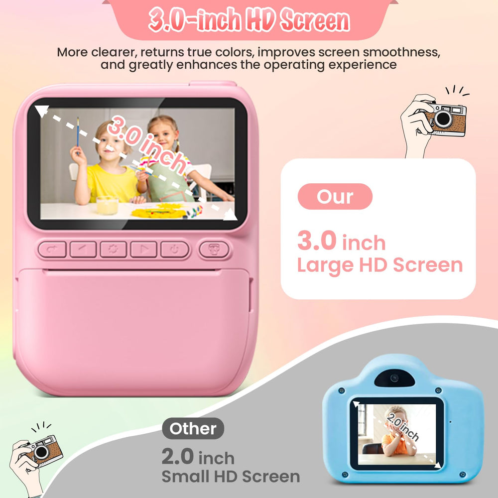 Gofunly Instant Print Camera in use by a child, ready to print memories
