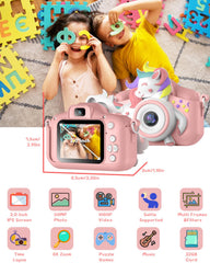 Gofunly kids camera 20MP lens delivers crisp memories during playtime.