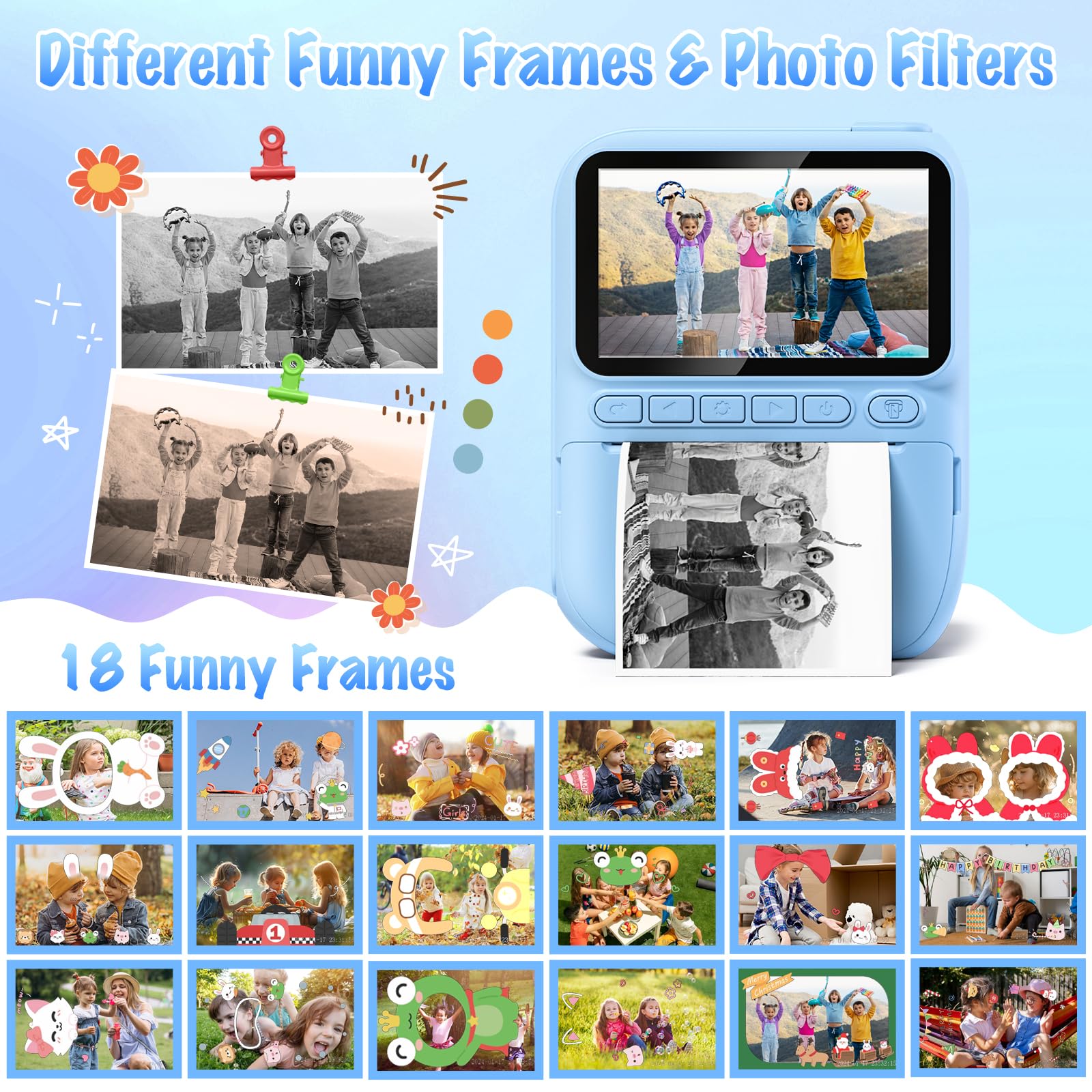 Gofunly kids camera includes a 32GB card for ample storage.