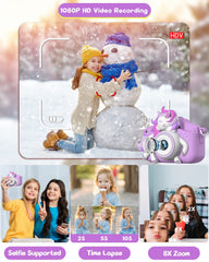 Gofunly Kids Camera 32GB card included enables ample photo storage.