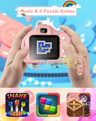 Gofunly kids camera includes a 32GB memory card for quick photo storage.