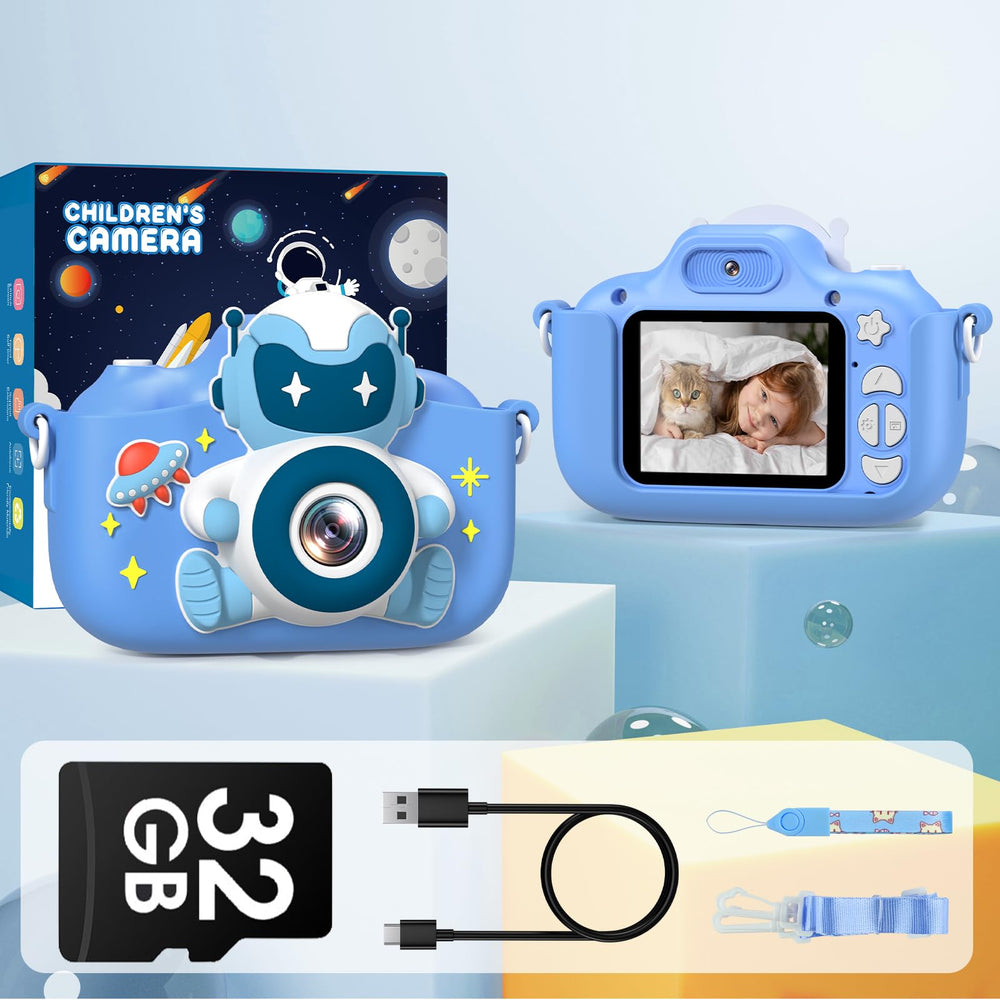 Gofunly Kids Camera built-in games spark creativity during playtime.