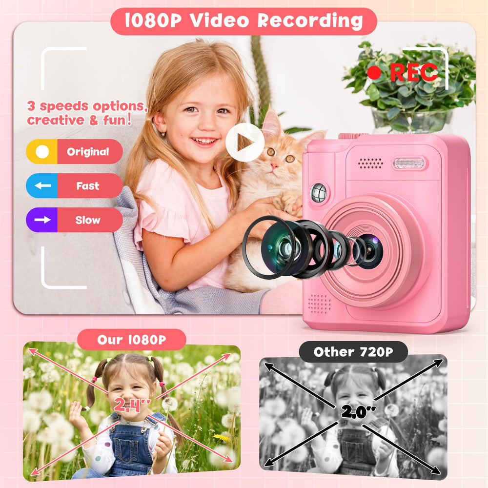 Gofunly Kids Camera color variants display for playful selection.