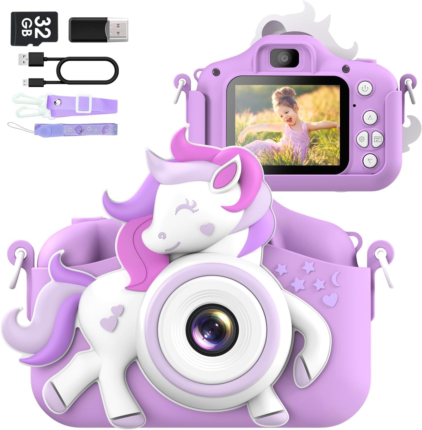Gofunly Kids Camera compact design ideal for little hands and quick snaps.