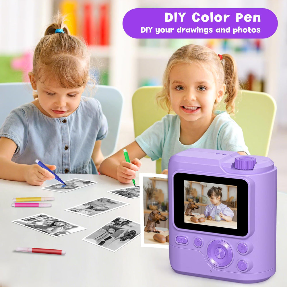 Gofunly Kids Camera durable shell survives drops during adventures.