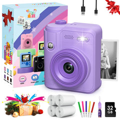 Gofunly Kids Camera front view emphasizes a durable shell, ideal for active play.