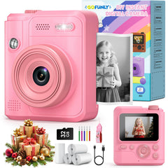 Gofunly Kids Camera front view highlights compact design for play.