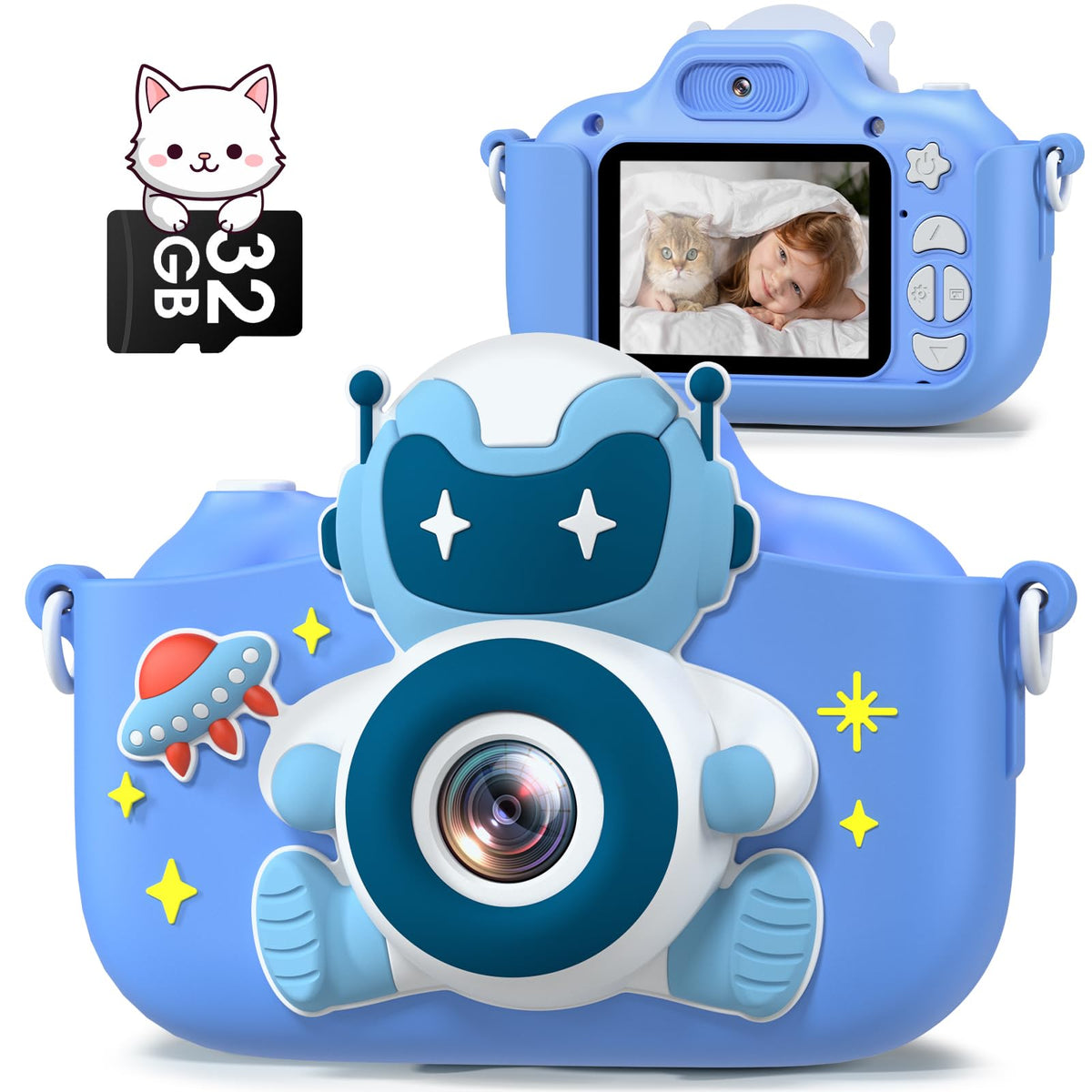 Gofunly Kids Camera front view, perfect for tiny hands.