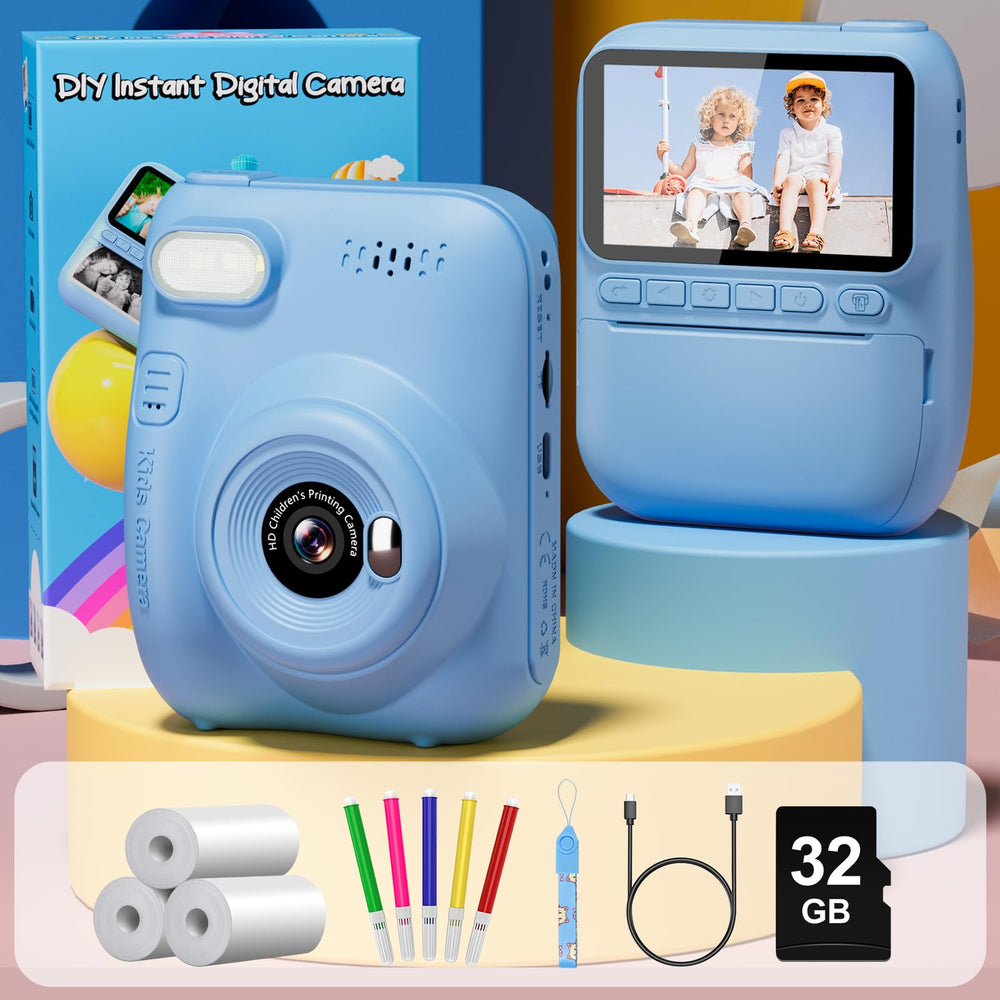 Gofunly kids camera with lanyard for easy portable use.