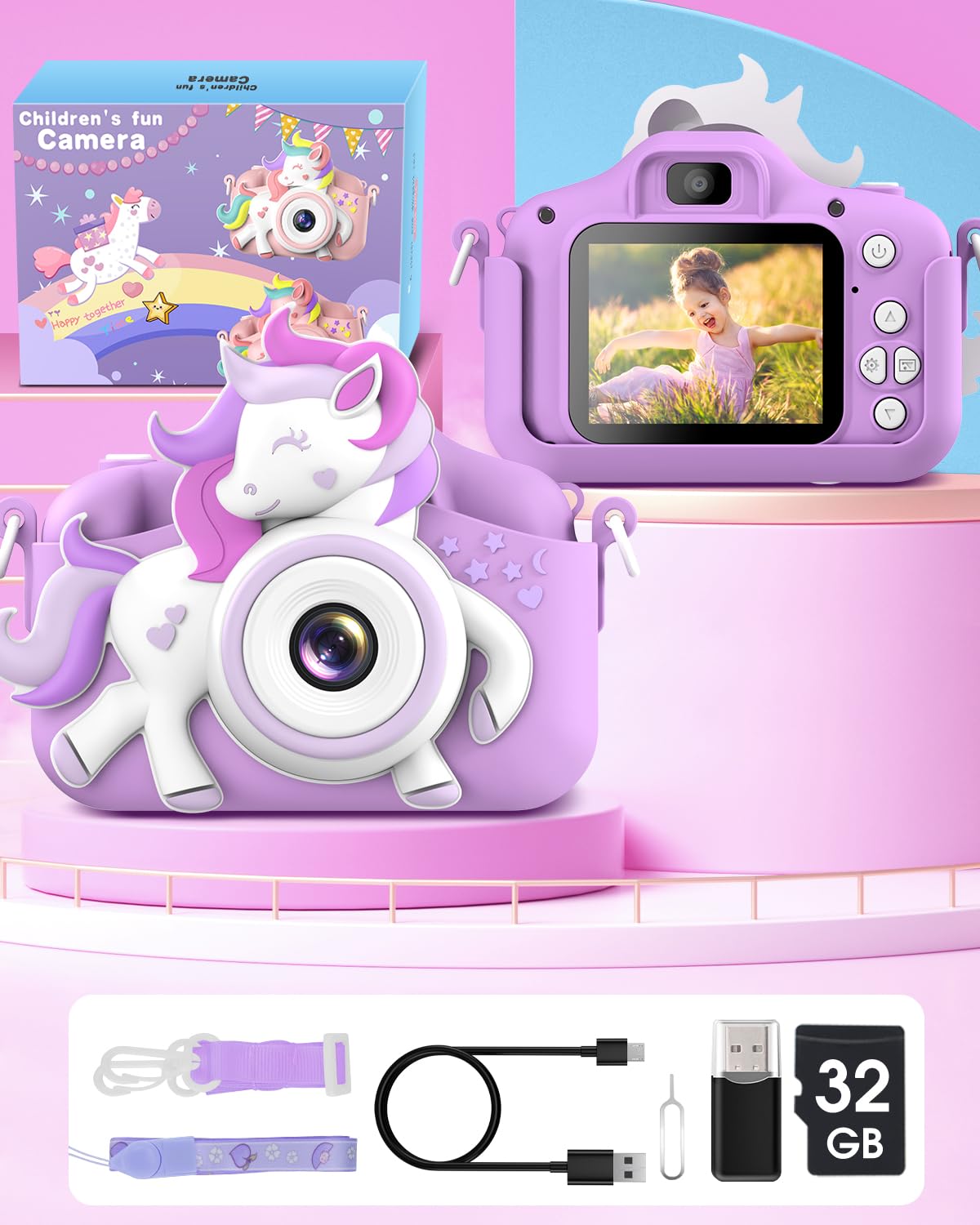 Gofunly Kids Camera puzzle games boost creativity during play.