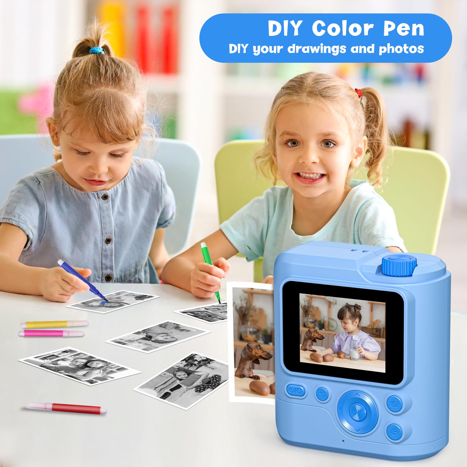 Gofunly Kids Camera shockproof shell for durable play