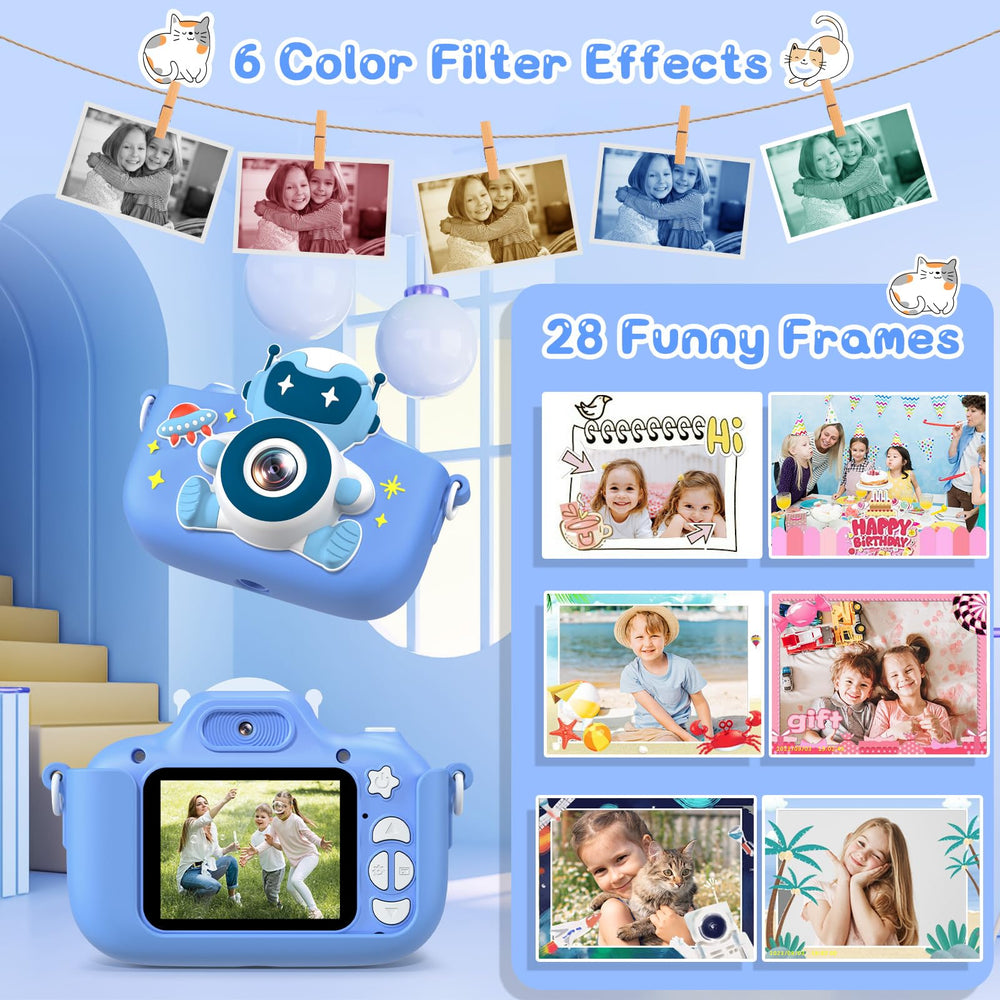 Gofunly Kids Camera soft silicone case, anti-drop protection for little explorers.