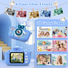 Gofunly Kids Camera soft silicone case, anti-drop protection for little explorers.