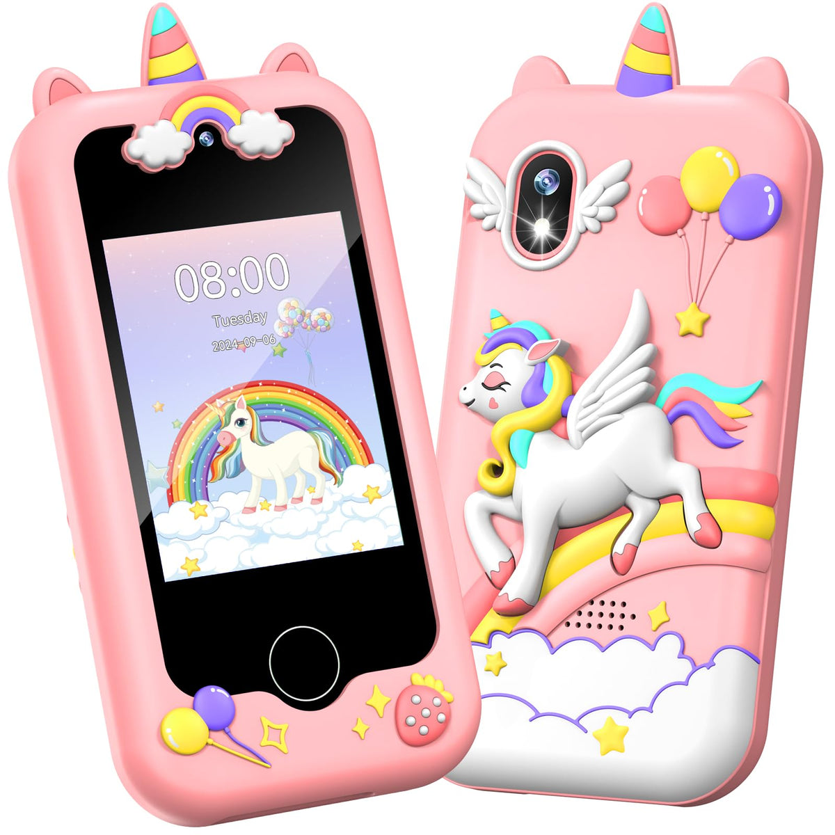 Gofunly Kids Smart Phone front camera selfie during playtime
