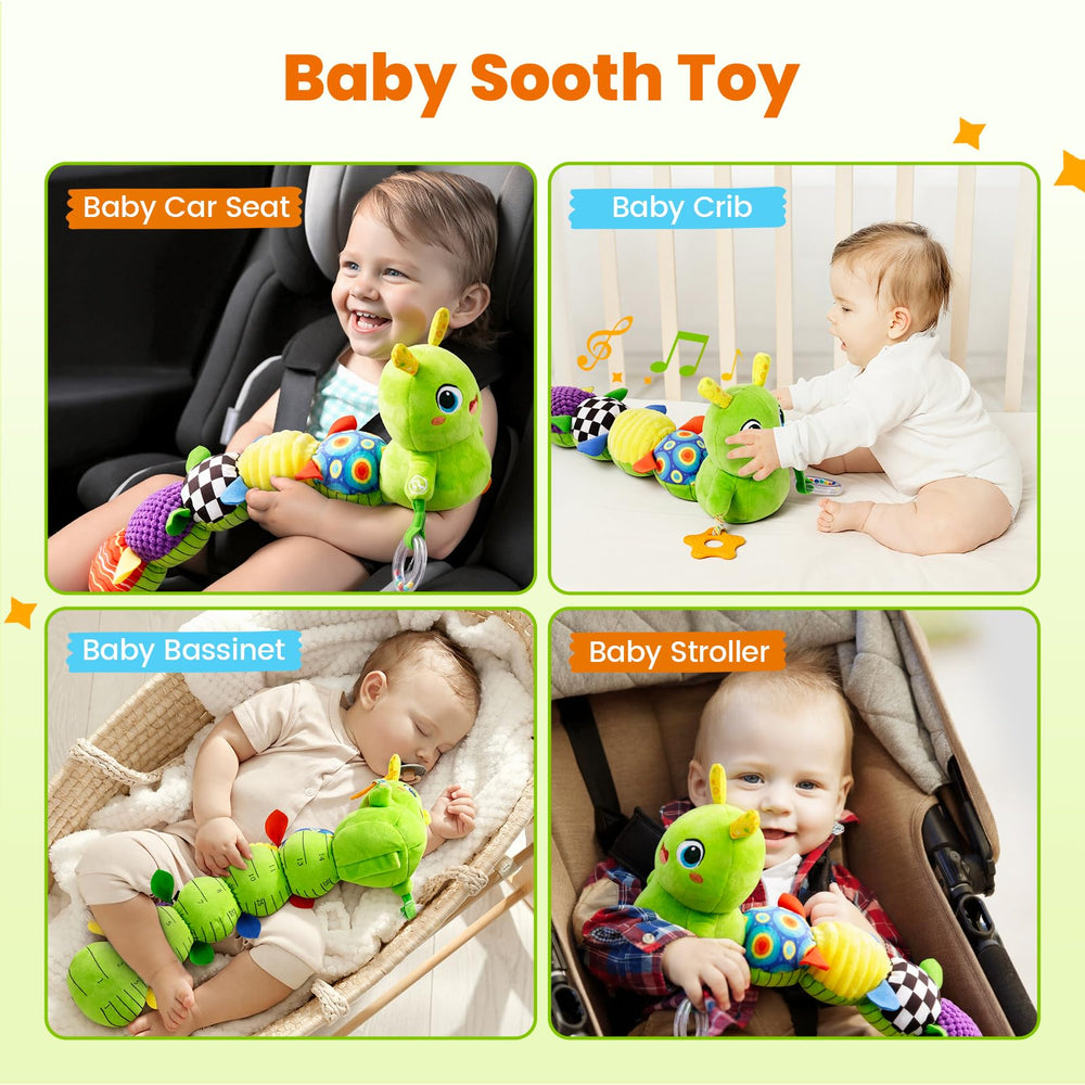 GoGonova caterpillar toy newborn gift suitable for new parents
