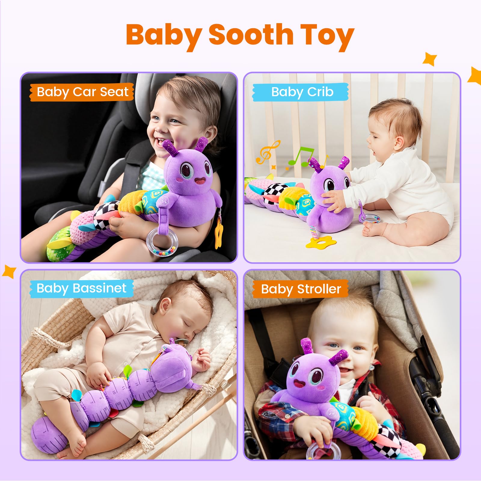 GoGonova CPSС-certified caterpillar for safe, peace-of-mind play.