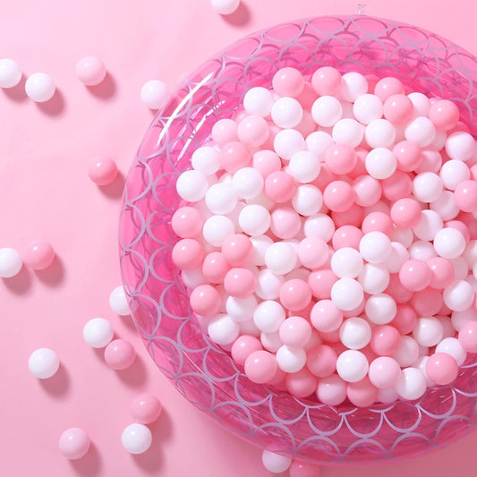 GOGOSO ball pit balls 100pcs pack in bright colors for endless play in ball pits.