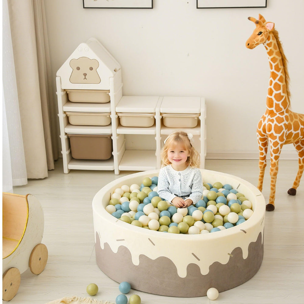 GOGOSO ball pit balls creamy blue cluster for pool time fun.