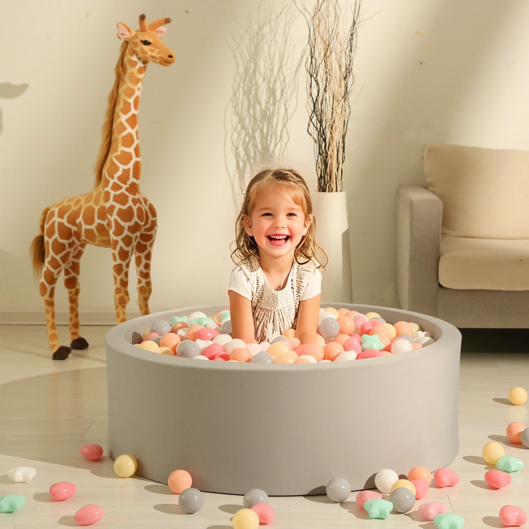 GOGOSO 2.15-inch balls fit tiny hands for easy handling and safe use