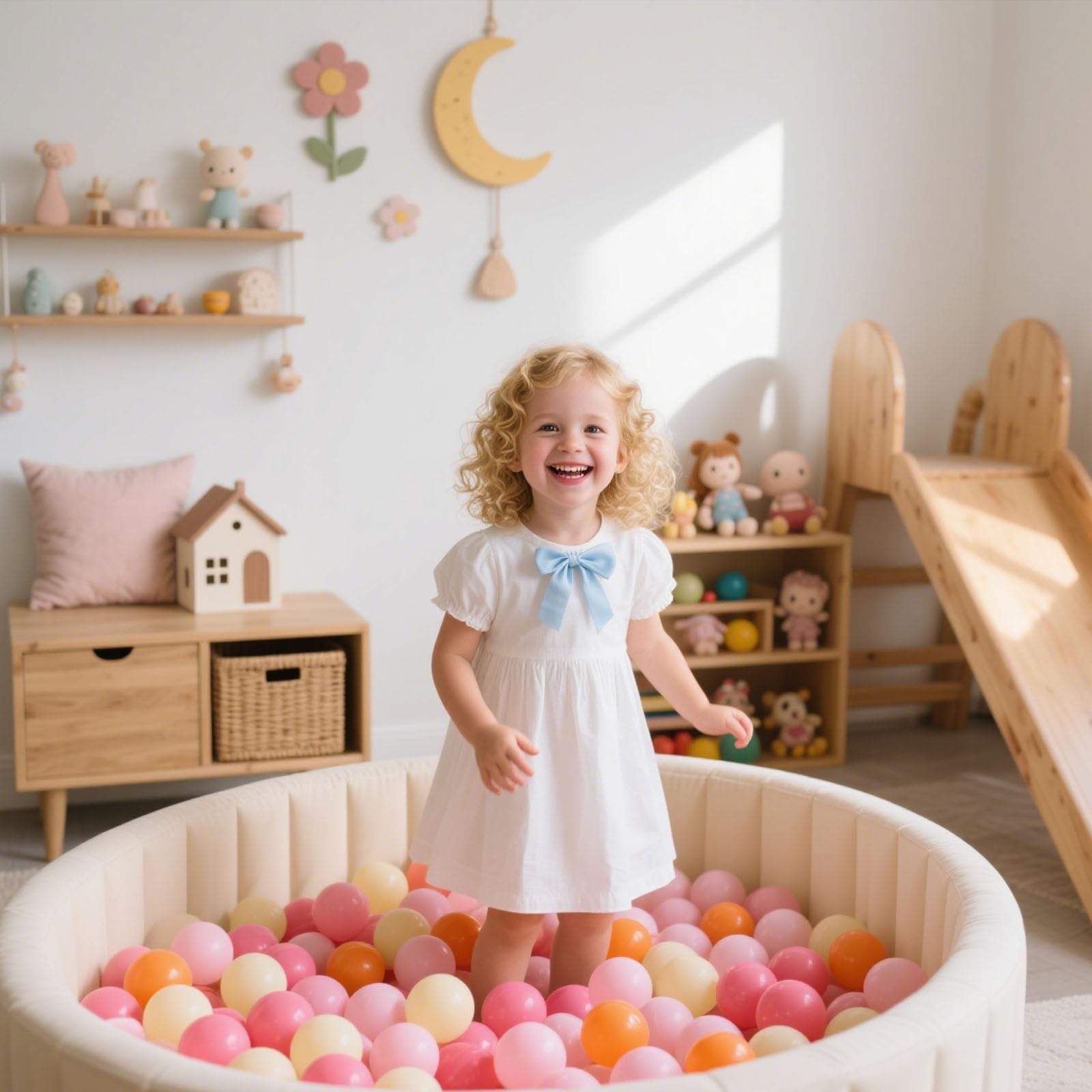 GOGOSO 2.2-inch balls fit baby hands for fine motor play
