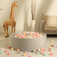 GOGOSO balls used for multi-purpose play beyond a traditional pit