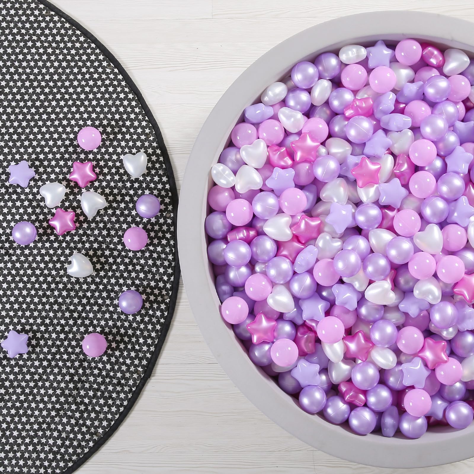 GOGOSO play tent setup with colorful ball pit balls