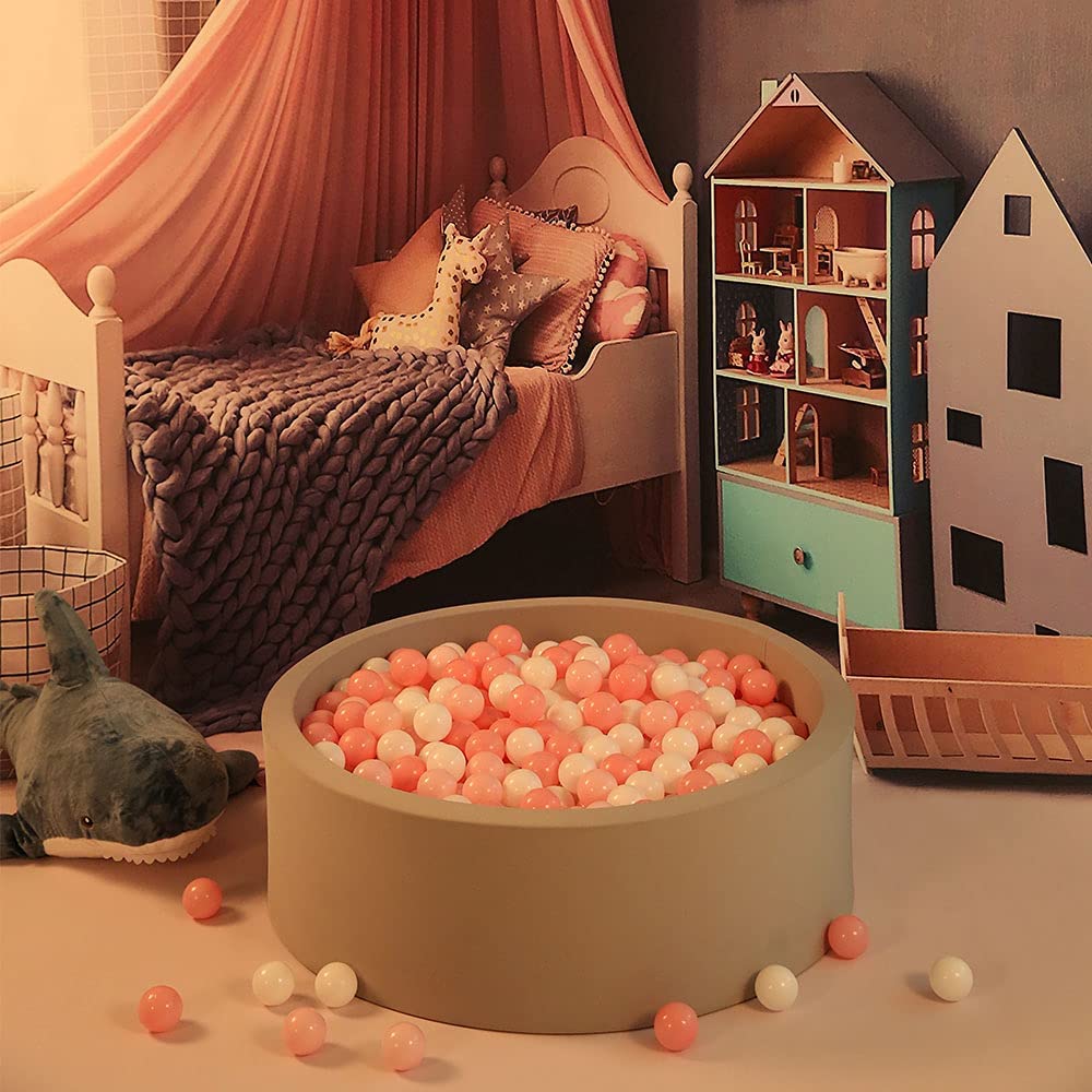 GOGOSO ball pit balls work in pools, play tents, and kiddie playhouses.