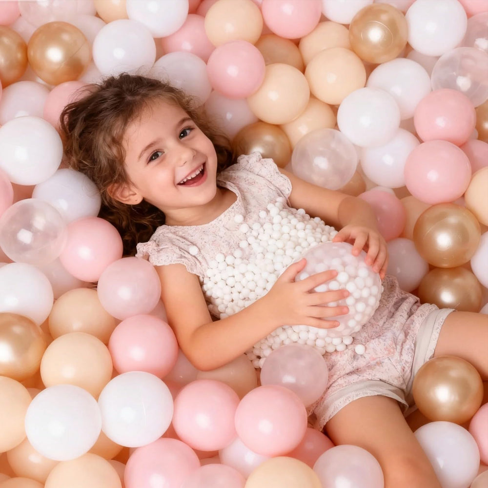 GOGOSO ball pits balls crush-proof design withstands heavy play.
