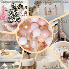 GOGOSO ball pits balls easy to clean after messy playtimes.