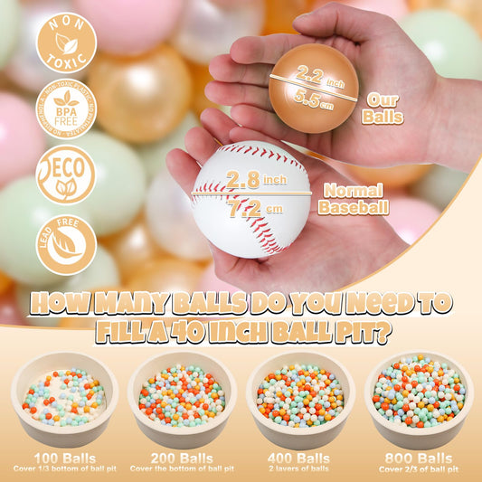 GOGOSO gold ball adds sparkle to the colorful set