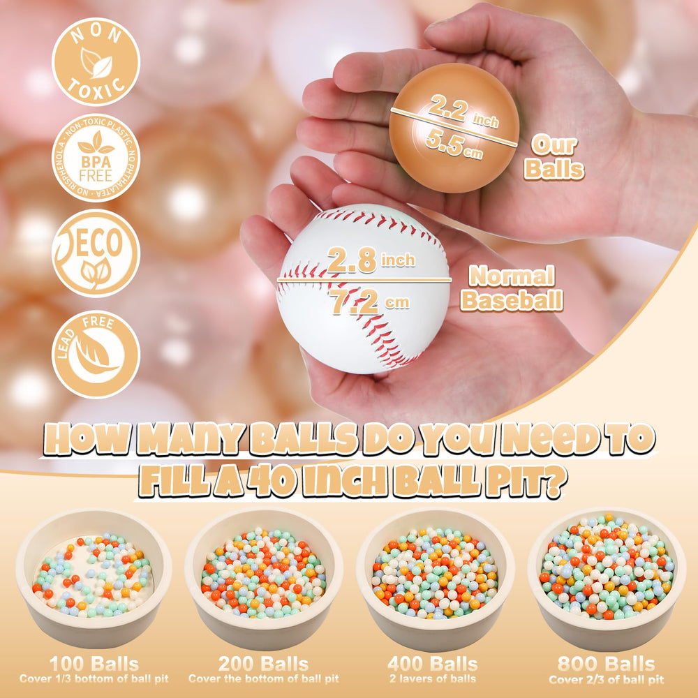GOGOSO ball pits balls multicolor pile ideal for ball pit setups.