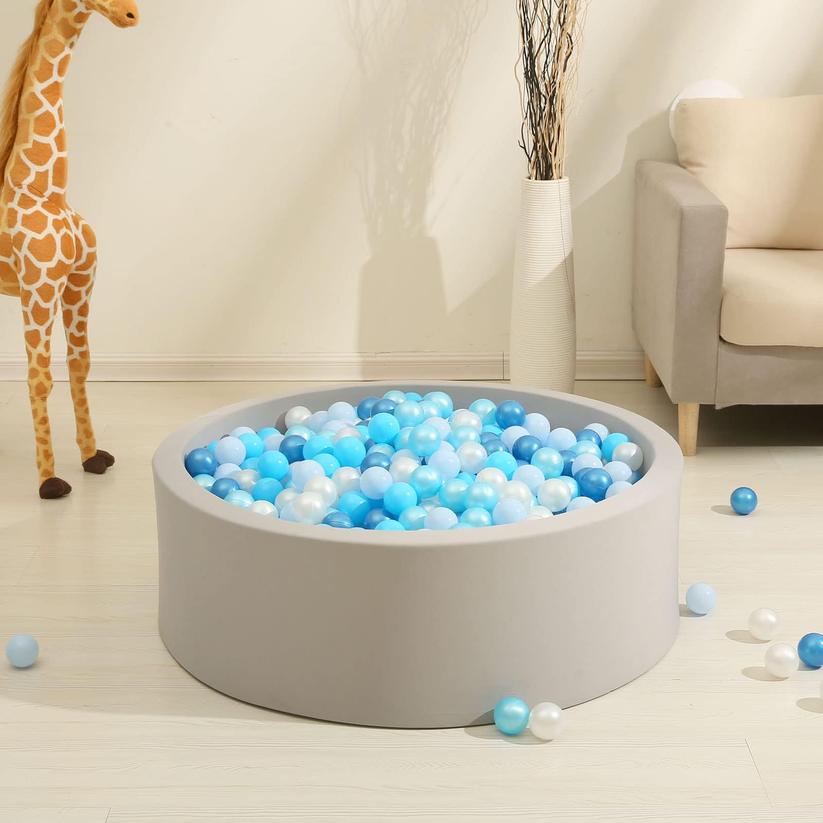 GOGOSO ball pits balls non-toxic materials ensure safe mess-free fun at home.