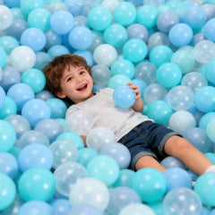 GOGOSO Ball Size 2.17 inches fits little hands for safe play.