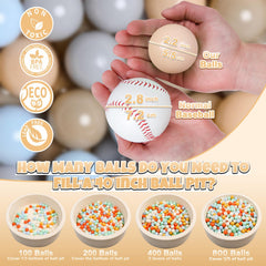 GOGOSO ball pits balls provide easy grip for toddlers during play.