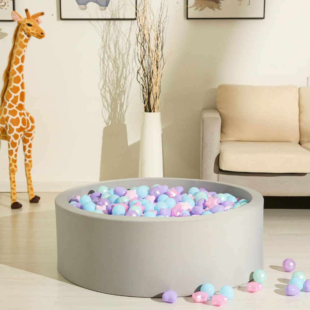 GOGOSO colorful pit balls fill kiddie pools and playrooms.